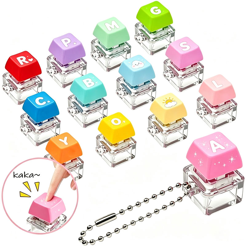 Fidget Cube Original - 개인 맞춤형 단일 버튼 컬러 버튼
