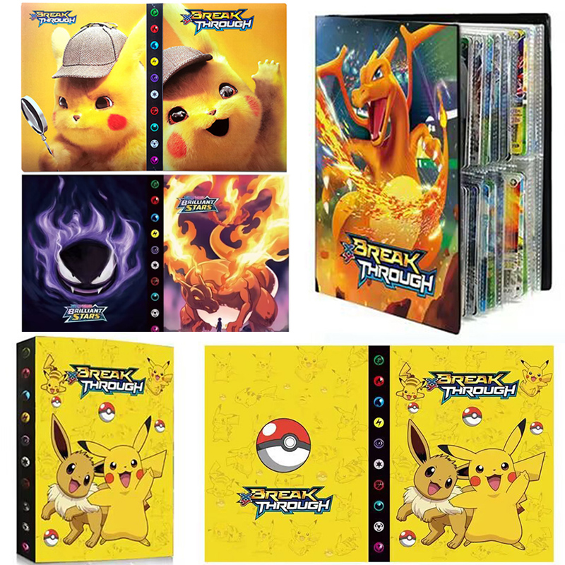 Pokemon Binder Card - 240개입, 만화 앨범 카드 보관용, 포켓몬