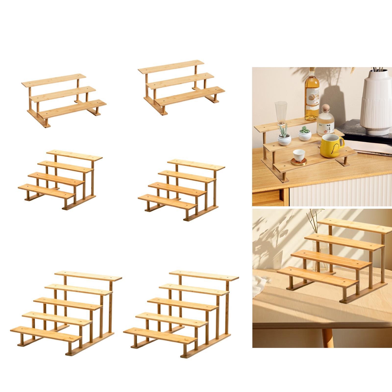 향수, 귀걸이, 목걸이 등을 진열할 수 있는 나무 재질 - Display Risers Set 리뷰 및 가격