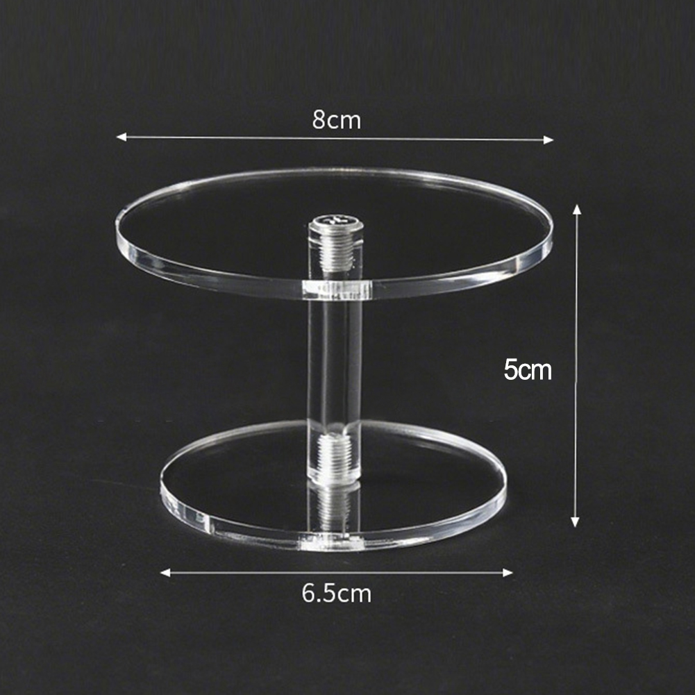 다양한 높이의 투명 아크릴 원형 디스플레이 받침대 3종 - Display Risers Set 리뷰 및 가격