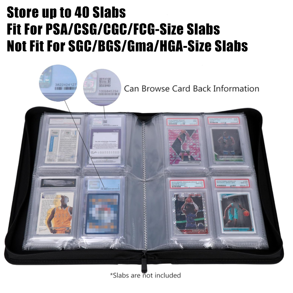 등급 카드 바인더, PSA 슬래브 40개 수납 가능,  - Graded Card Display 리뷰 및 가격