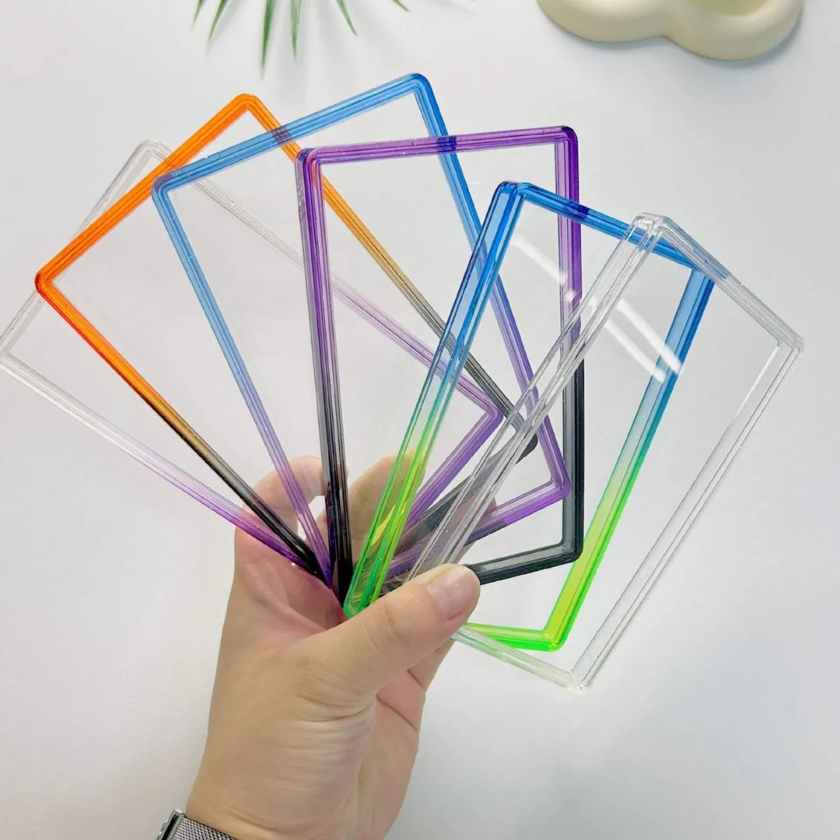 6개 세트, 반짝이는 TPU 소재의 카드 보호 케이스, - Graded Card Display 리뷰 및 가격